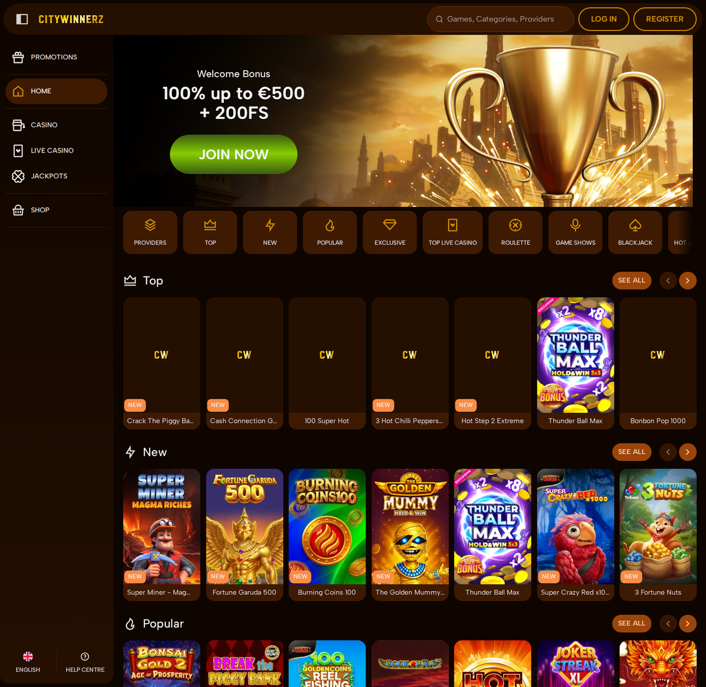 citywinnerz casino Casino